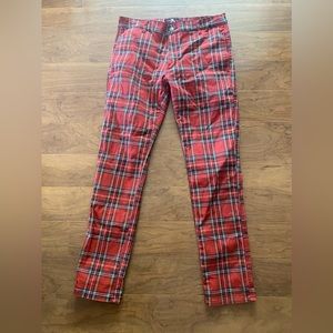 Royal Bones Red Plaid Tartan 36/41